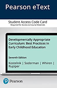 Developmentally Appropriate Curriculum: Best Practices in Early Childhood Education - Enhanced Pearson eText(中古品)