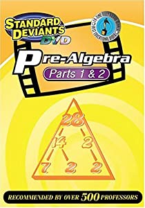 Standard Deviants: Pre Algebra 1 & 2 [DVD](中古品)