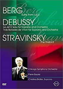 Berg Debussy Stravinsky [DVD](中古品)