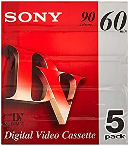 SONY ミニデジタルビデオカセット 5巻パック 5DVM60R3(中古品)