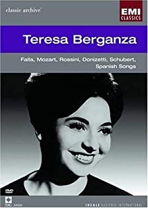 Teresa Berganza: Falla, Mozart, Rossini, Donizetti, Schubert, Spanish Songs [DVD] [Import](中古品)