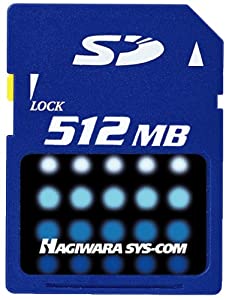 ハギワラシスコム SDメモリーカード HPC-SD512T 512MB(中古品)