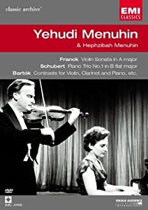 Yehudi Menuhin and Hephzibah Menuhin: Franck, Schubert & Bartok (EMI Classic Archive 25) [DVD] [Import](中古品)