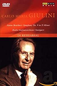 Carlo Maria Giulini in Rehearsal: Symphony 9 D Min [DVD](中古品)