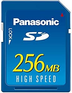 パナソニック SDメモリーカード 256MB RP-SD256BJ1A(中古品)