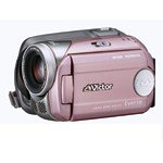 JVCケンウッド ビクター ハードディスクビデオカメラ Everio HDD20GB パウダーピンク GZ-MG47-P(中古品)