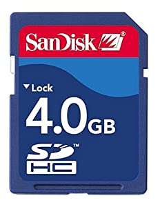 SanDisk SDHCメモリーカード 4GB SDSDBR-4096-J85(中古品)