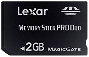 LEXAR MEDIA メモリースティック PRO Duo レキサー 2GB MARK2 マジックゲート対応 海外パッケージ品(中古品)