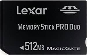 Lexar メモリースティックプロデュオ ゲームエディション アダプタ無 512MB MSDP512-840(中古品)
