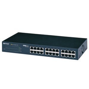 (中古品)BUFFALO レイヤ2 Giga対応 ノン・インテリジェントスイッチ 24ポートモデル BS-G2024UR/バッファロー//