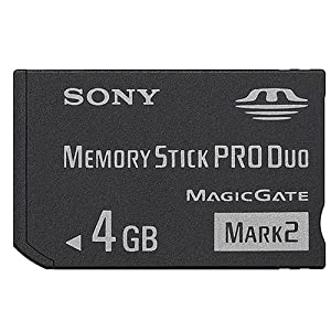 SONY メモリースティック PRO Duo 4GB Mark2 MS-MT4G ソニー 海外パッケージ品(中古品)