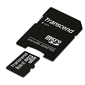Transcend microSDHCカード 8GB Class4 TS8GUSDHC4(中古品)