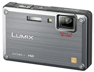 パナソニック 防水デジタルカメラ LUMIX (ルミックス) FT1 ソリッドシルバー DMC-FT1-S(中古品)