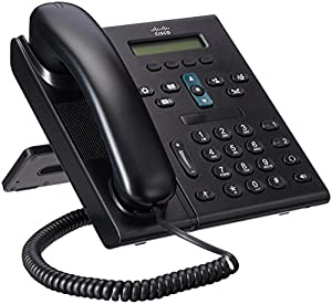 Cisco Systems Cisco CP-6921-C-K9 - Unified IP Phone - 1 x RJ-9 Headset, 2 x RJ-45 10/100Base-TX PoE - 2Phonelines(中古品