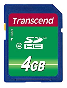 Transcend SDHCカード 4GB Class4 TS4GSDHC4(中古品)