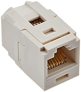 (中古品)パンドウイット RJ45中継用ジャック (JJアダプター) Cat6 対応 オフホワイト CC688IW/パンドウイットコーポレーション(PANDUIT)//