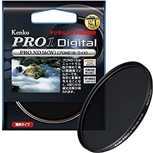 Kenko カメラ用フィルター PRO1D プロND16 (W) 72mm 光量調節用 272442(中古品)
