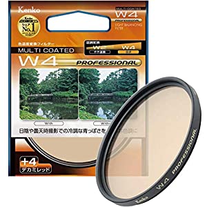Kenko レンズフィルター MC W4 プロフェッショナル 62mm 色温度変換用 162408(中古品)