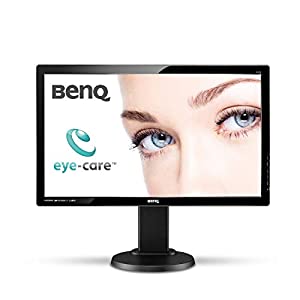 BenQ GL2450 24 inch Widescreen LCD TFT Monitor (16:9, 1920 x 1080, 250 cd/m2, 1000:1, 5 ms)(中古品)