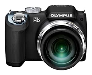 OLYMPUS デジタルカメラ SP-720UZ 1400万画素CMOS 光学26倍ズーム 広角26mm ブラック SP-720UZ BLK(中古品)