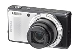 PENTAX デジタルカメラ Optio VS20(ブリリアントホワイト)1600万画素 28mm 20倍 小型軽量 OPTIOVS20WH(中古品)
