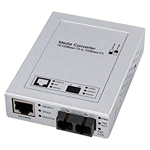 (中古品)サンワサプライ 光メディアコンバータ LAN-EC202C/サンワサプライ(Sanwa Supply)//
