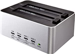 玄人志向 SSD/HDDスタンド 2.5型 & 3.5型対応 USB3.0接続 PCレスでボタン1つ、HDDまるごとコピー可能 KURO-DACHI/CLONE/U3(中古品)