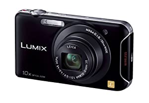 パナソニック デジタルカメラ ルミックス ブラック DMC-SZ5-K 光学10倍 WiFi搭載 薄型スリムコンパクト(中古品)