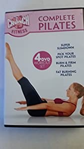 Crunch Super SlimDown Complete Pilates Ellen Barret 4 DVD Set(中古品)