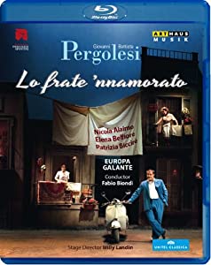 ペルゴレージ:歌劇「恋に陥った兄と妹」(Pergolesi: Lo frate 'nnamorato)[Blu-ray](中古品)