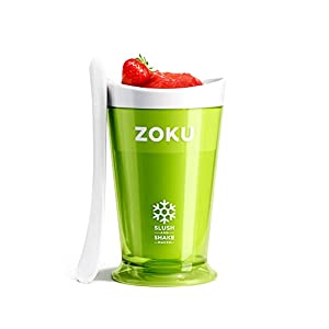 ZOKU スラッシュシェイクメーカー グリーン フローズン ヨーグルト シェイク アイス 冷凍 おやつ(中古品)