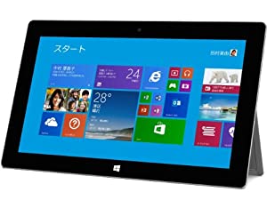 マイクロソフト Surface 2 64GB 単体モデル [Windowsタブレット・Office付き] P4W-00012 (シルバー)(中古品)