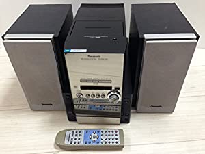 (中古品)Panasonic パナソニック SC-PM57MD-S シルバー MDステレオシステム （5CD/MD/カセットコンポ/5CDチェンジャー）（本体SA-PM57MDとスピーカーSB-PM5