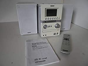 (中古品)SONY ソニー HCD-M35WM（W）ホワイト マイクロハイファイコンポーネントシステム （USB/CD/MD/カセットコンポ） （本体HCD-M35WMとスピーカーSS-CM35のセッ