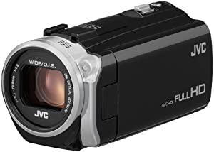 JVCKENWOOD JVC ビデオカメラ EVERIO 内蔵メモリー16GB ブラック GZ-E745-B(中古品)