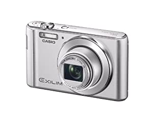 CASIO デジタルカメラ EXILIM EXZS180SR 1610万画素 光学12倍ズーム 広角24mm EX-ZS180SR シルバー(中古品)
