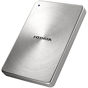 I-O DATA ポータブルハードディスク「カクうす」 USB 3.0/2.0対応 1.0TB シルバー HDPX-UTA1.0S(中古品)