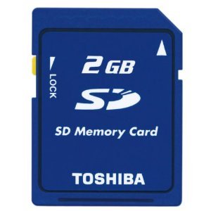 【2GB】 東芝/TOSHIBA SDメモリーカード バルク SD-M02G-BLK(中古品)