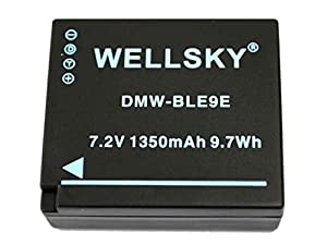 WELLSKY DMW-BLG10 DMW-BLE9 互換バッテリー [ 純正充電器で充電可能 残量表示可能 純正品と同じよう使用可能 ] パナソニック ル