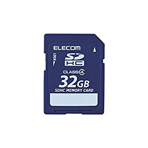 エレコム microSD 32GB Class4 データ復旧サービス MF-FSD032GC4R(中古品)