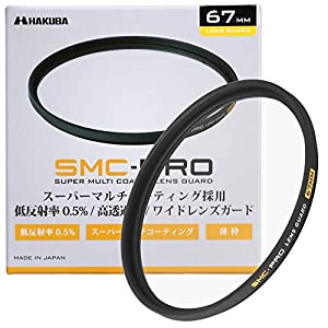 HAKUBA 67mm レンズフィルター 保護用 SMC-PRO レンズガード 高透過率 薄枠 日本製 CF-SMCPRLG67(中古品)