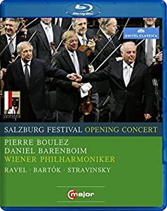 Salzburg Festival Opening Concert [Pierre Boulez, Daniel Barenboim; Vienna Philharmonic Orchestra] [C MAJOR ENTERTAINMEN