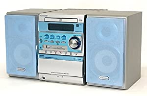 KENWOOD ケンウッド JVC SJ-3MD-L ブルー マイクロハイファイコンポーネントシステム （CD/MD/カセットコンポ）（本体RXD-SJ3