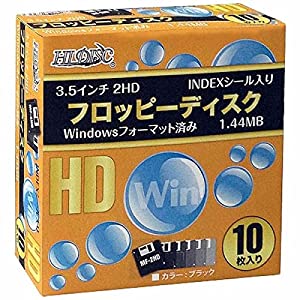 HIDISC フロッピーディスク 10枚入 3.5インチ 2HD HD2HD10P3(中古品)