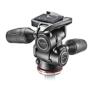 (中古品)Manfrotto ベーシック3WAY雲台 804 アダプト クイックリリースプレート付き MH804-3W/マンフロット(Manfrotto)//
