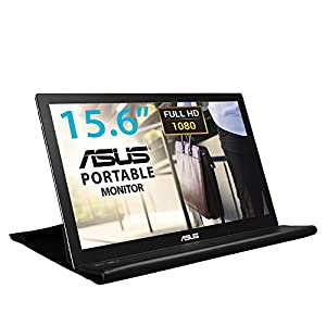 (中古品)ASUS MB169B+ モバイルモニター モバイルディスプレイ 薄さ8mm・軽量800g、USBで簡単接続 15.6インチIPS フルHD USB3.0/ASUS//