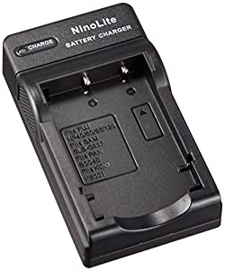 NinoLite USB型 バッテリー 用 充電器 海外用交換プラグ付 Panasonic VW-VBA21 DMW-BCB7 対応 チャージャー(中古品)