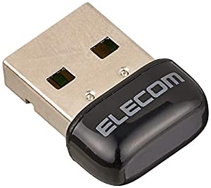 エレコム Wi-Fi 無線LAN 子機 433Mbps 11ac/n/a 5GHz専用 USB2.0 コンパクトモデル ブラック WDC-433SU2M2BK(中古品)