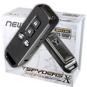 (中古品)キーレス型カメラ ワンボックス軽自動車モデル 小型カメラ スパイダーズX (A-202L/レザー)/スパイダーズエックス(SPYDERSX)//