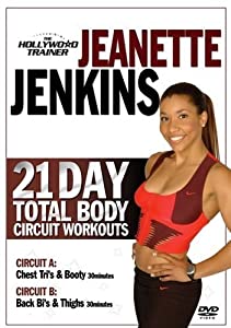 21 Day Total Body Circuit Workout The Hollywood Trainer DVD With Jeanette Jenkins - Region 0 Worldwide by Jeanette Jenki